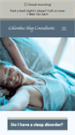 Mobile Screenshot of columbussleep.com